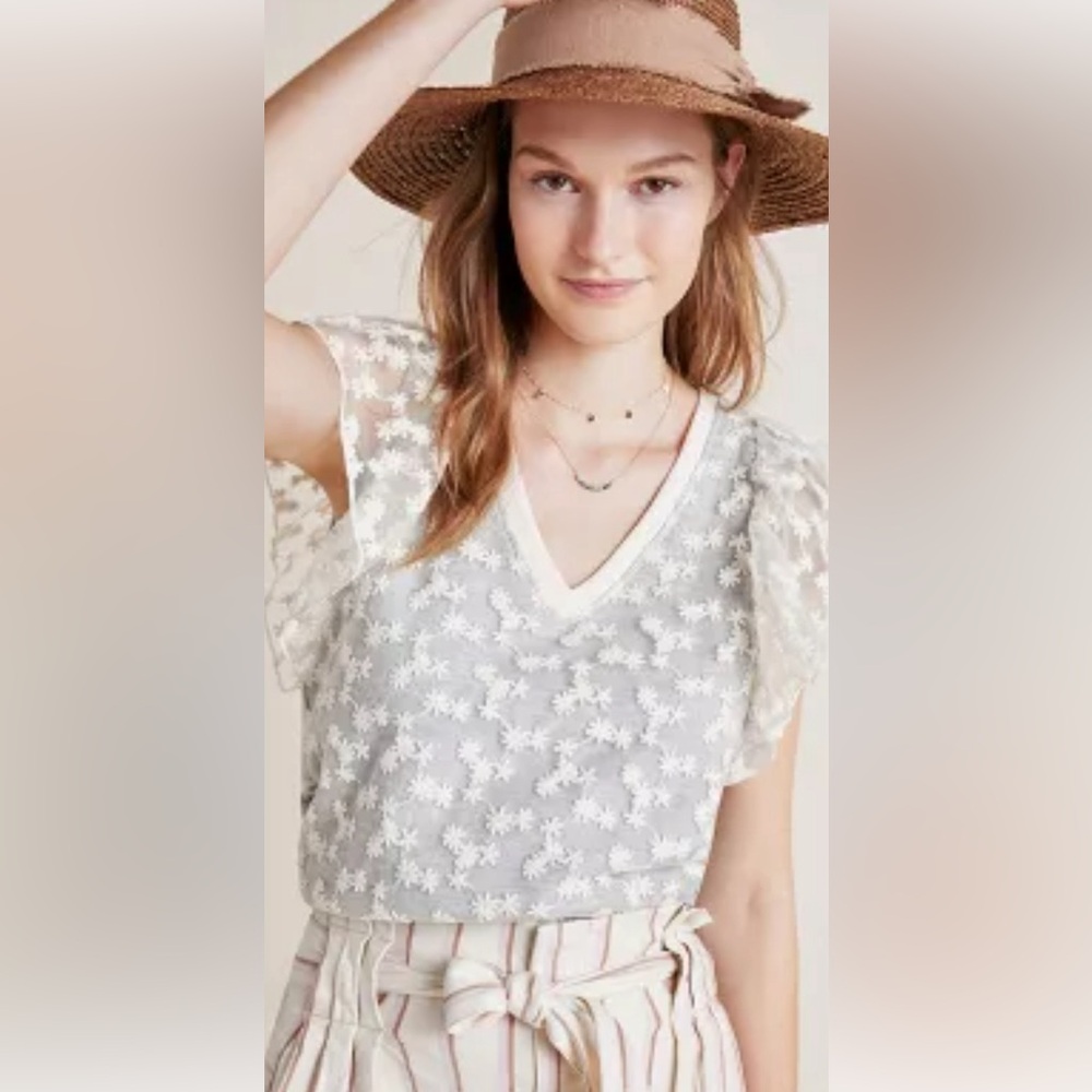 Anthropologie Amadi April Lace Top - Picture 3 of 15